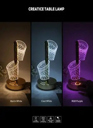 Decorative Leaf LED Table Lamp – Modern Ambient Mood Light