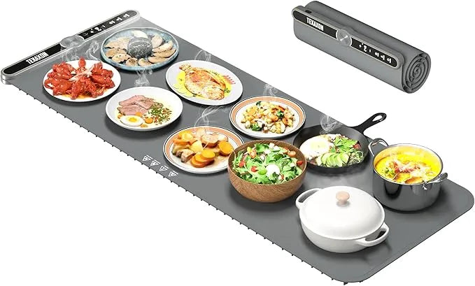 Flexible Warming Tray – Electric Food Heating Mat
Now Available in  UAE | 30 Days Replacement Warranty