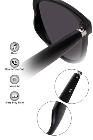 Smart Bluetooth Glasses – UV400 Smart Audio Sunglasses (KSA & UAE)