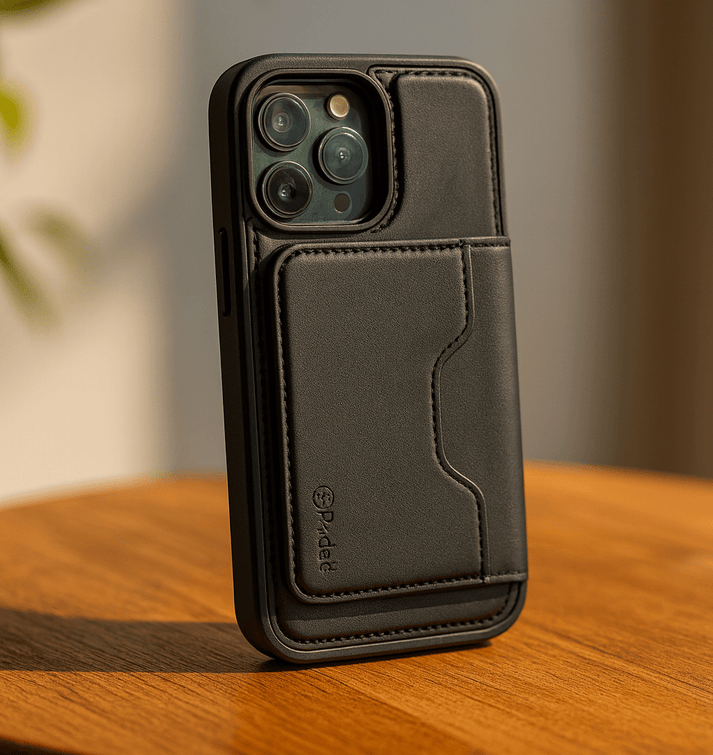 كفر آيفون جلد مع محفظة/  iPefet Leather Wallet Case